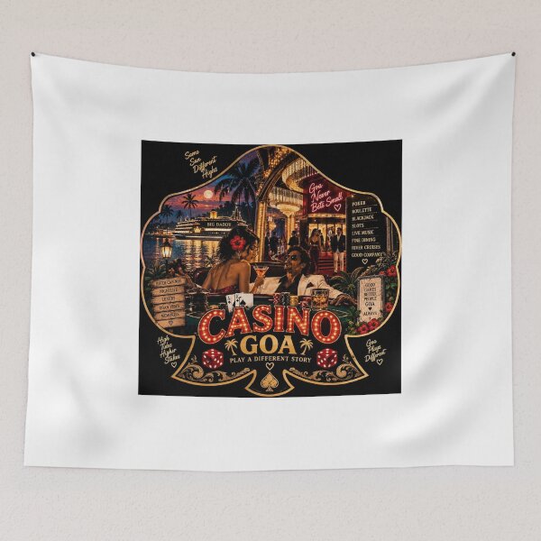 Item preview, Casino Goa — Goa Never Bets Small designed and sold by Goanheartprints.