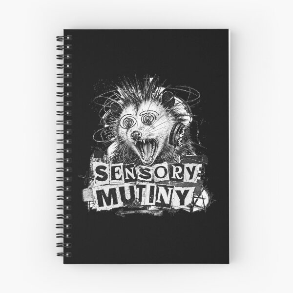 Item preview, Screaming Opossum With Headphones Sensory Overload Feral Grunge Punk Art designed and sold by Yellowriversss.