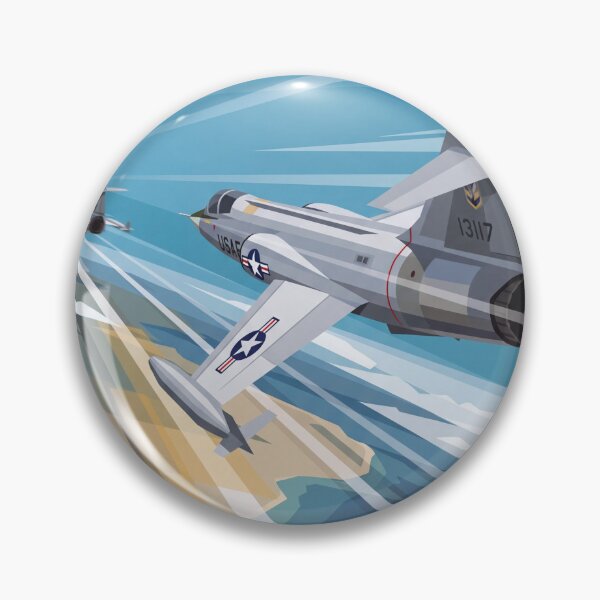 Item preview, F-104 Starfighter Banking Illustration designed and sold by Airpower Art.