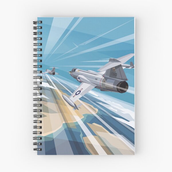 Item preview, F-104 Starfighter Banking Illustration designed and sold by Airpower Art.