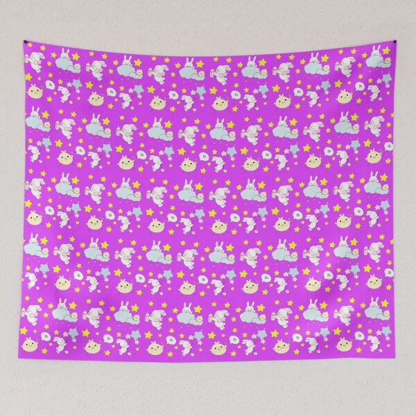 Item preview, Cute Bunny and Baby Chick Kawaii Seamless Pattern 2 designed and sold by Madhav Creations Studio.
