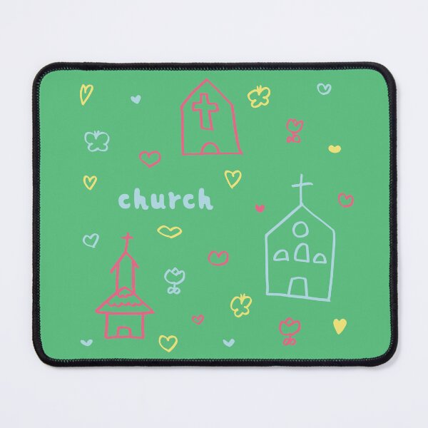 Item preview, Churches of Nagasaki – Hand-Drawn Style designed and sold by Nespera-Store.