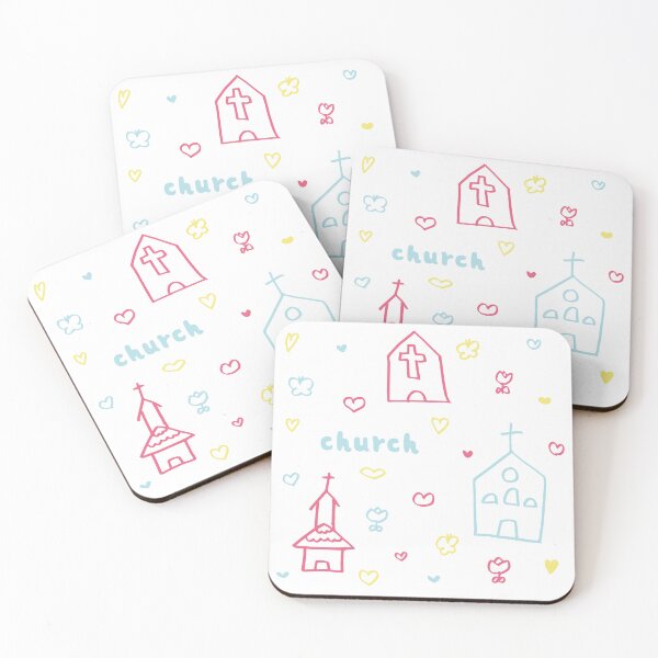 Item preview, Churches of Nagasaki – Hand-Drawn Style designed and sold by Nespera-Store.
