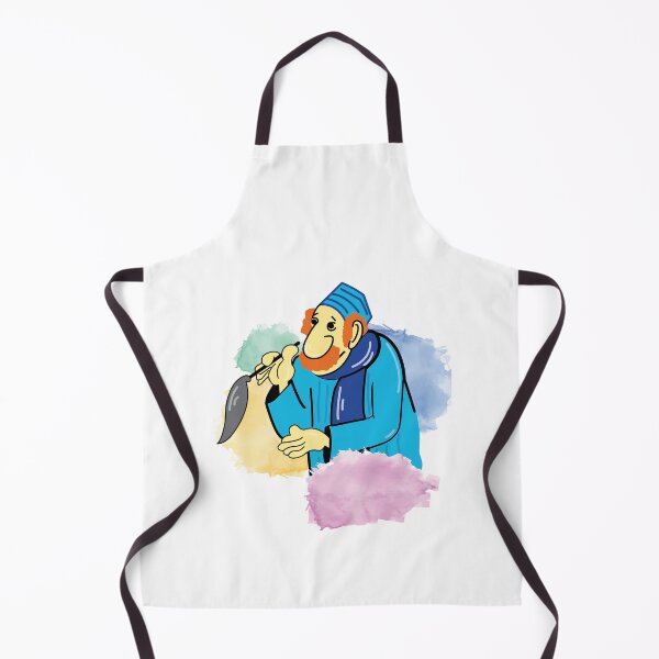 Item preview, Creative Blue Scarfed Artist with Big Paintbrush designed and sold by Minem39.