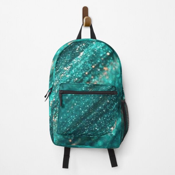 Item preview, Emerald Green Teal Glitter Texture — Sparkly Turquoise Glam Background designed and sold by LYAN-STORE.