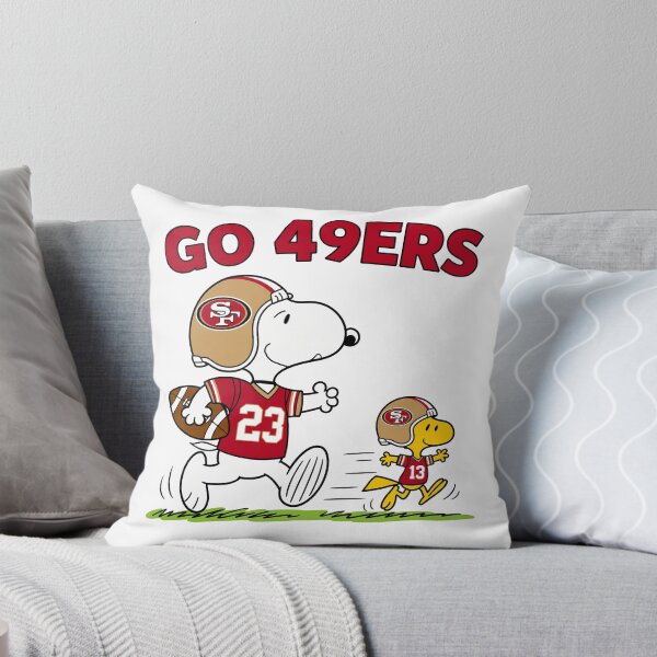 Item preview, Snoopy & Woodstock San Francisco 49ers Football Retro F324 designed and sold by GLUVY-THEME.