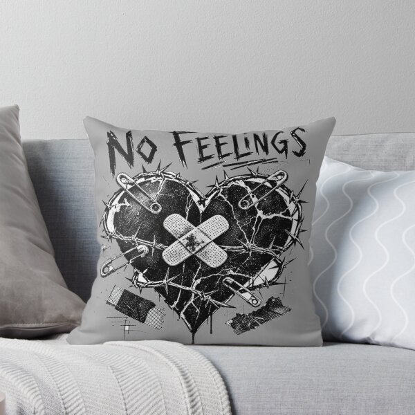 Item preview, No Feelings Barbed Wire Heart Punk Grunge Art designed and sold by Yellowriversss.