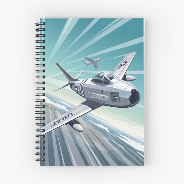 Item preview, F-86 Sabre Banking Vector Illustration designed and sold by Airpower Art.