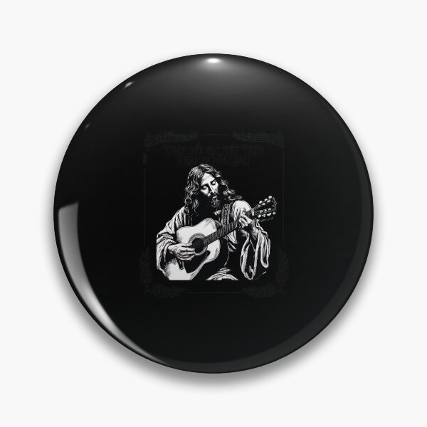Item preview, Jesus Rocking Acoustic Guitar Art designed and sold by Oswmi16.