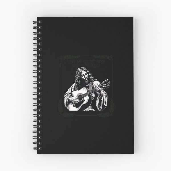 Item preview, Jesus Rocking Acoustic Guitar Art designed and sold by Oswmi16.