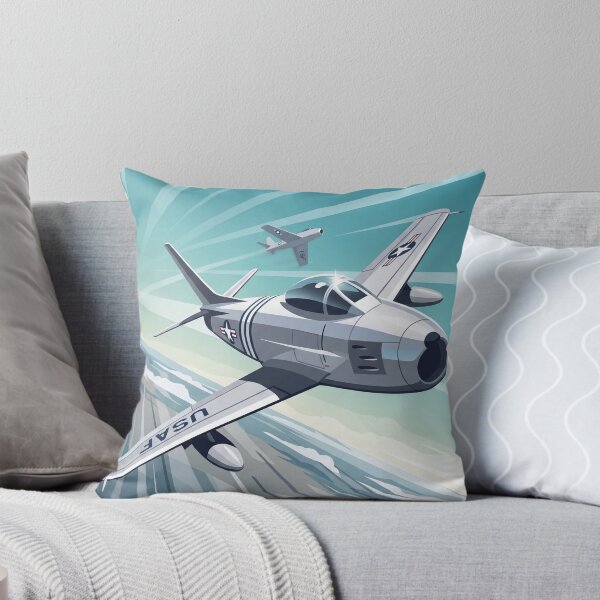 Item preview, F-86 Sabre Banking Vector Illustration designed and sold by Airpower Art.