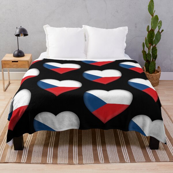 Item preview, Czech 3D Flag Heart National Symbol for Expat Style designed and sold by YAZ.