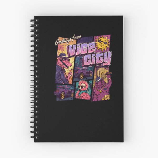 Artikelvorschau, Vice City Retro Greetings – GTA 6-inspiriertes Design entworfen und verkauft von platzmaurice.