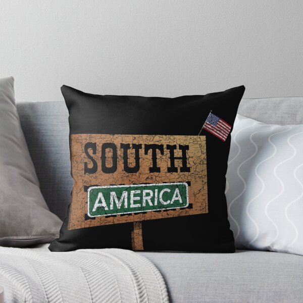 Item preview, South America Vintage Satire Sign designed and sold by Fictional Ink Society.