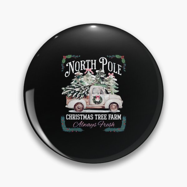 Item preview, North Pole Christmas Tree Farm Vintage Truck designed and sold by Oswmi16.