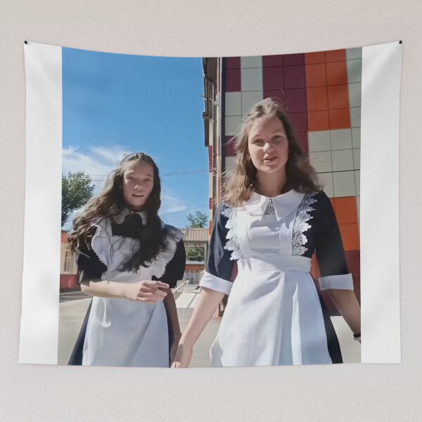 Item preview, girls in uniform designed and sold by Andrew Freeman's Art.