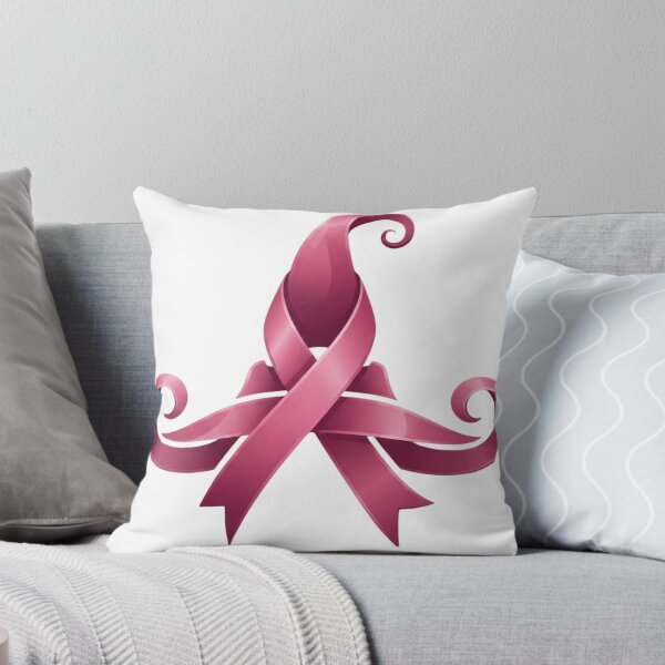 Item preview, Elegant Pink Ribbon Art Sticker – Breast Cancer Awareness & Hopeful Coquette Floral Ribbon Decal designed and sold by okeokebye.