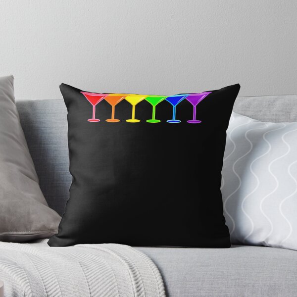Item preview, Pride Rainbow Martini Glasses Pattern  designed and sold by growzjherona.