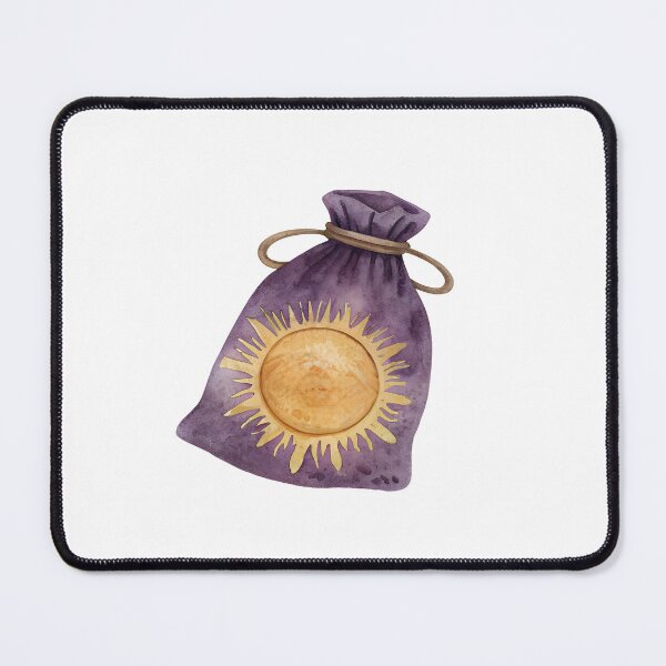 Item preview, Watercolor Magic Spell Pouch with Sun designed and sold by AlinaMel.