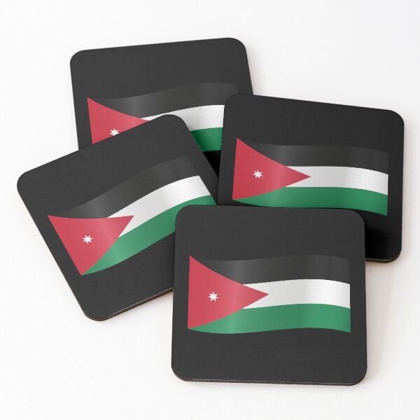 Item preview, Jordanian Waving Flag Statement Style for Supporters designed and sold by YAZ.