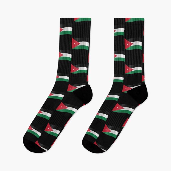 Item preview, Jordanian Waving Flag Statement Style for Supporters designed and sold by YAZ.