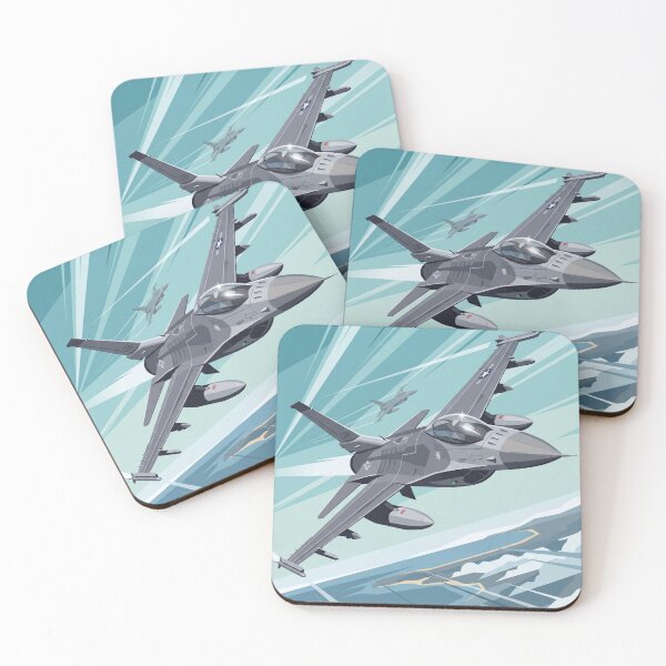 Item preview, F-16 Fighting Falcon Banking Illustration designed and sold by Airpower Art.