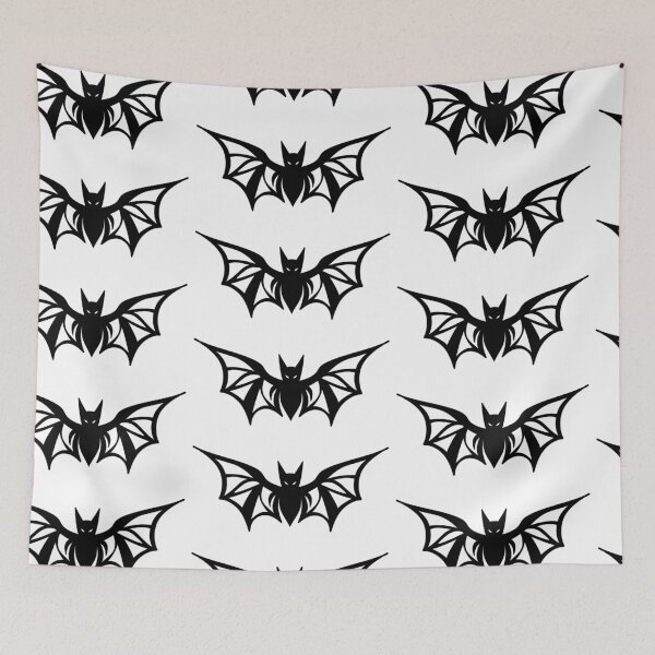 Item preview, Spooky Black Bat Silhouette — Tribal Gothic Wings Halloween Symbol designed and sold by LYAN-STORE.