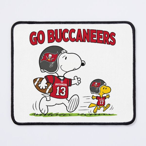 Item preview, Snoopy & Woodstock Tampa Bay Buccaneers Football Retro F326 designed and sold by GLUVY-THEME.