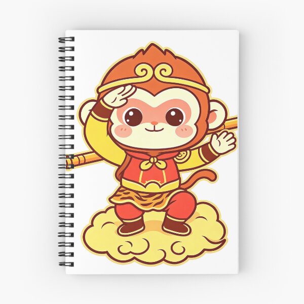 Item preview, Cute Chibi Sun Wukong Cloud Lookout designed and sold by DigArtis.