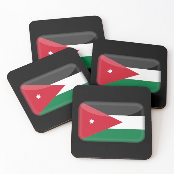Item preview, Jordanian 3D Flag Cultural Identity & Expat Style designed and sold by YAZ.