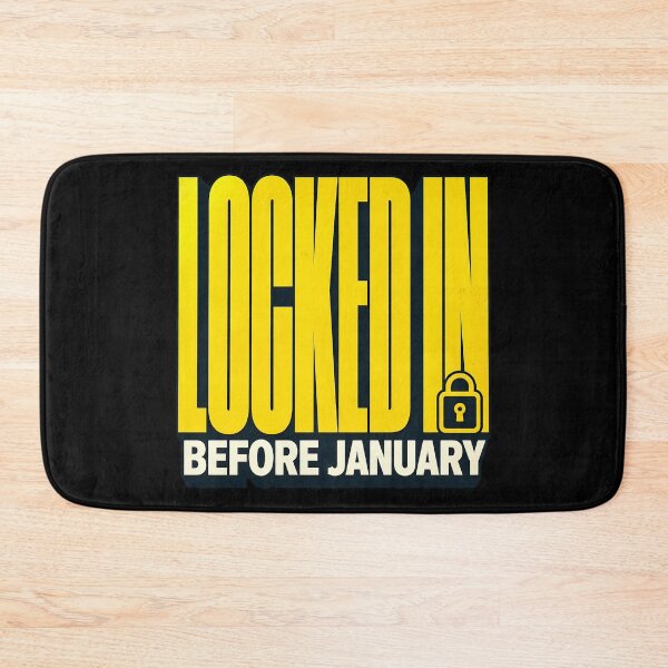 Item preview, Locked In Before January Design designed and sold by Fun2Fentastic.