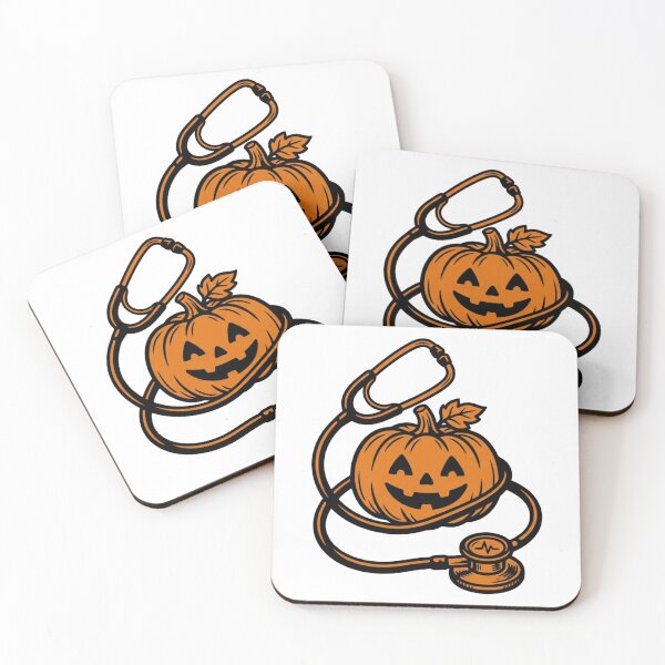 Item preview, Stethoscope Pumpkin Nurse Doctor Healthcare Halloween Medical Shirt designed and sold by TeNovaStudio.