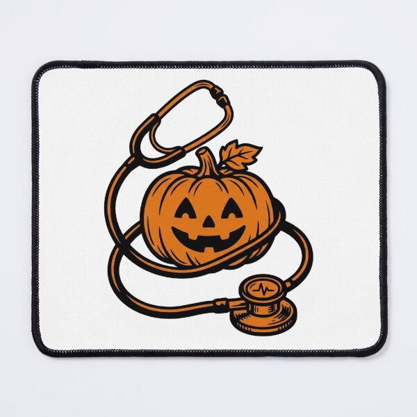 Item preview, Stethoscope Pumpkin Nurse Doctor Healthcare Halloween Medical Shirt designed and sold by TeNovaStudio.