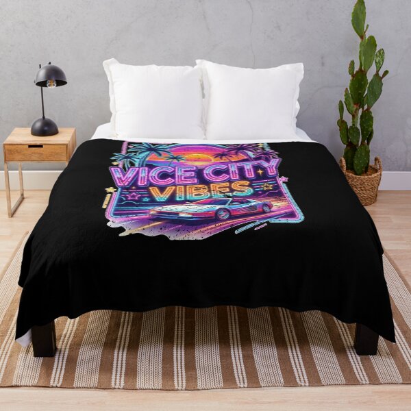 Item preview, Vice City Vibes Retro Design Oversized designed and sold by platzmaurice.