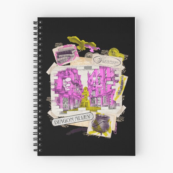 Item preview, Diagon Alley Iconic Places Collage designed and sold by MarisaOberbrunn.