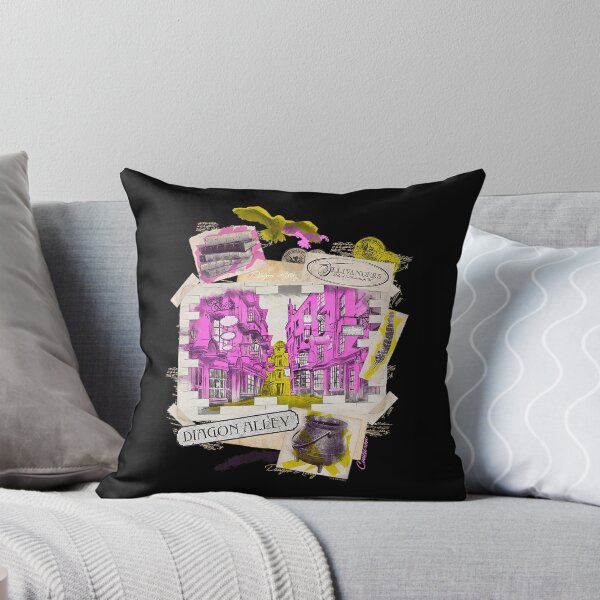 Item preview, Diagon Alley Iconic Places Collage designed and sold by MarisaOberbrunn.