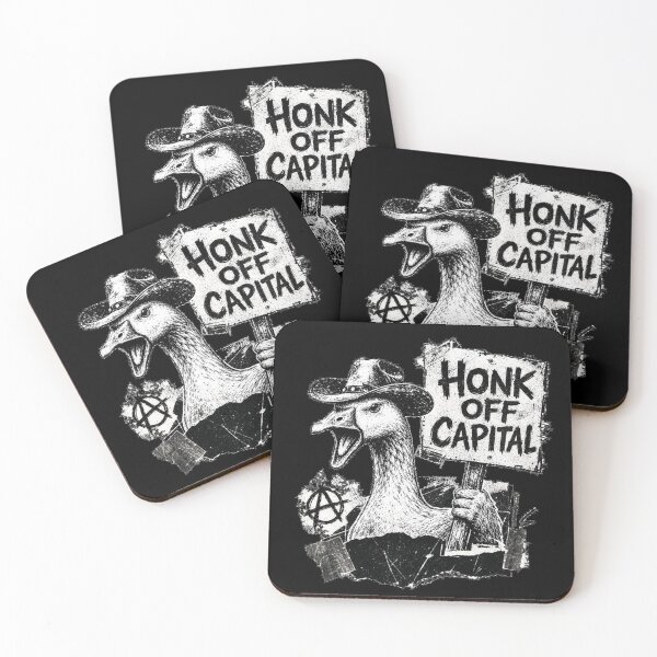 Item preview, Honk Off Capital Goose Protest Punk Anarchy Art designed and sold by Yellowriversss.