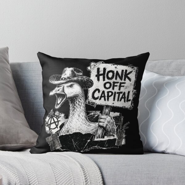 Item preview, Honk Off Capital Goose Protest Punk Anarchy Art designed and sold by Yellowriversss.