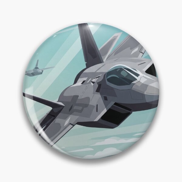 Item preview, F-22 Raptor Banking Vector Illustration designed and sold by Airpower Art.