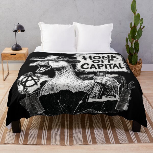 Item preview, Honk Off Capital Goose Protest Punk Anarchy Art designed and sold by Yellowriversss.