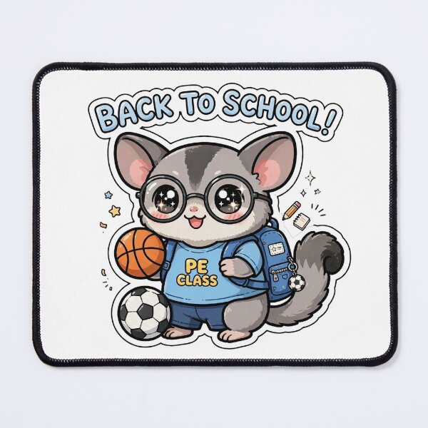 Item preview, Kawaii Sugar Glider Back To School PE designed and sold by Wildlife-Walk.