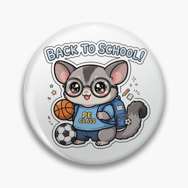 Item preview, Kawaii Sugar Glider Back To School PE designed and sold by Wildlife-Walk.
