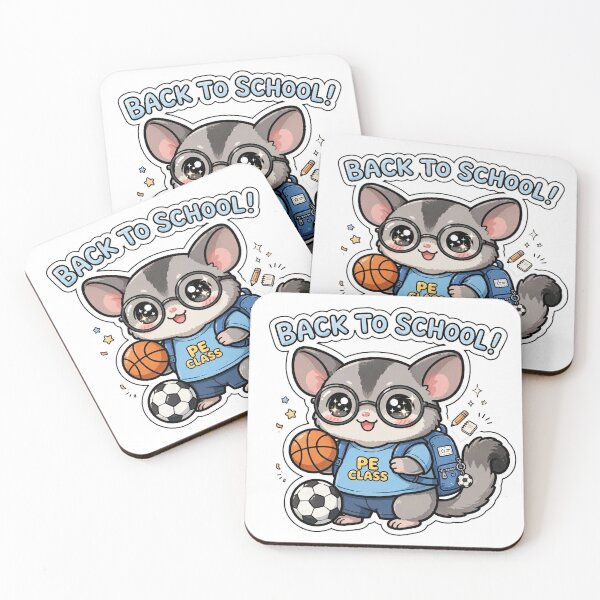 Item preview, Kawaii Sugar Glider Back To School PE designed and sold by Wildlife-Walk.