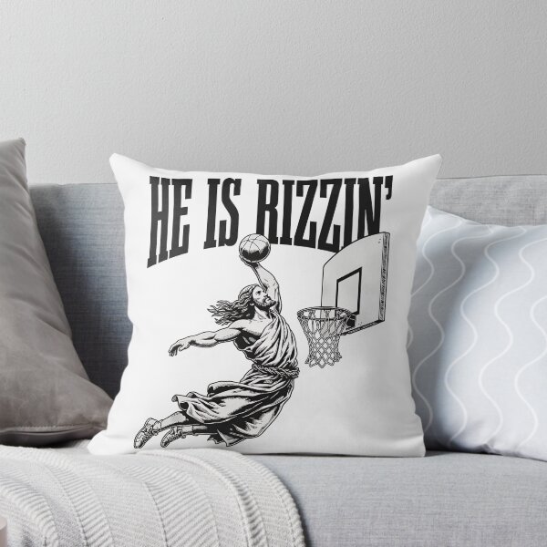 Item preview, He Is Rizzin Basketball Dunk designed and sold by Greatstfgreen.