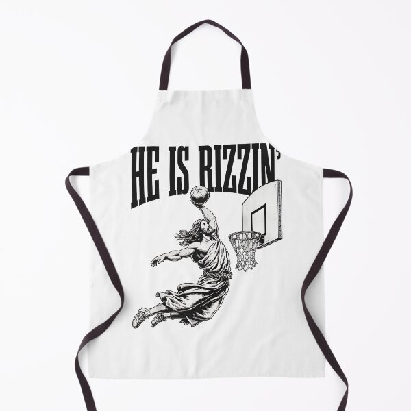 Item preview, He Is Rizzin Basketball Dunk designed and sold by Greatstfgreen.