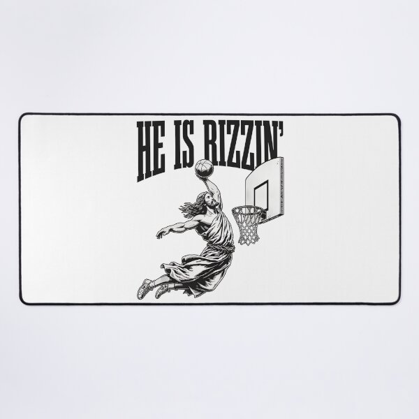 Item preview, He Is Rizzin Basketball Dunk designed and sold by Greatstfgreen.