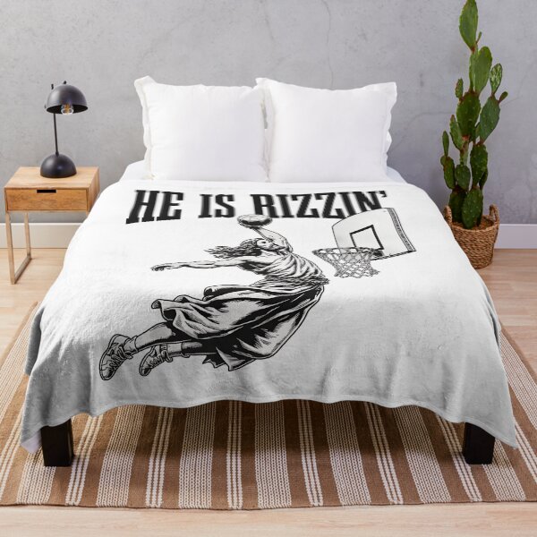 Item preview, He Is Rizzin Basketball Dunk designed and sold by Greatstfgreen.
