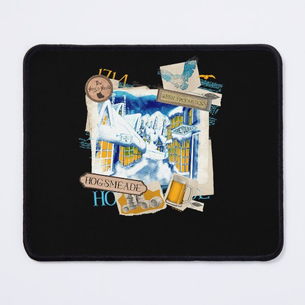 Item preview, Harry Potter Hogsmeade Snowy Village Collage designed and sold by MarisaOberbrunn.