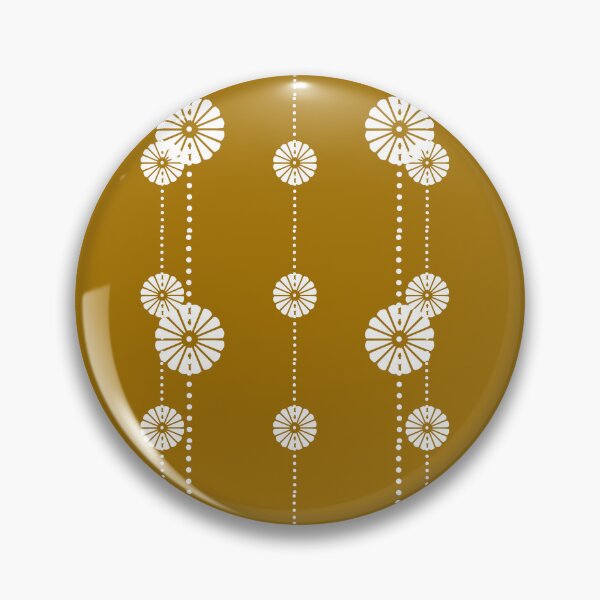 Item preview, Cute white floral and dotted vertical stripes seamless pattern on yellow background designed and sold by Manyart13031992.