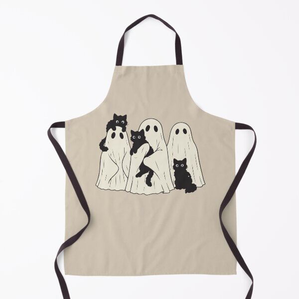 Item preview, Cute Sheet Ghosts and Black Cats Halloween designed and sold by BrownHorse90s.